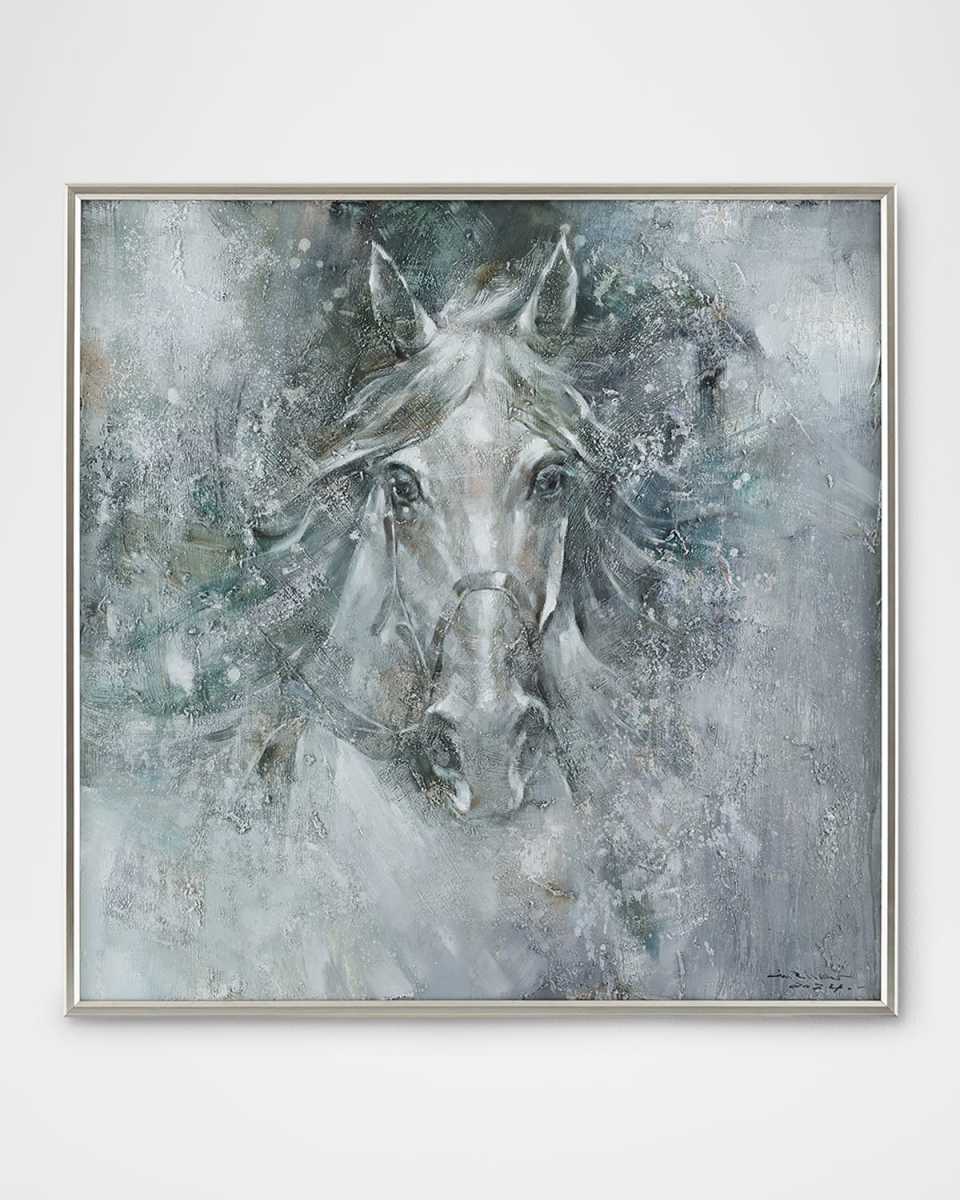 "Starlit Stallion" Original Painting by LM Zhou